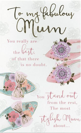 Picture of TO MY FABULOUS MUM MOTHERS DAY CARD